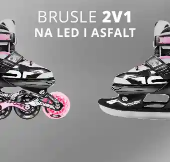 Dětské lední brusle 2v1